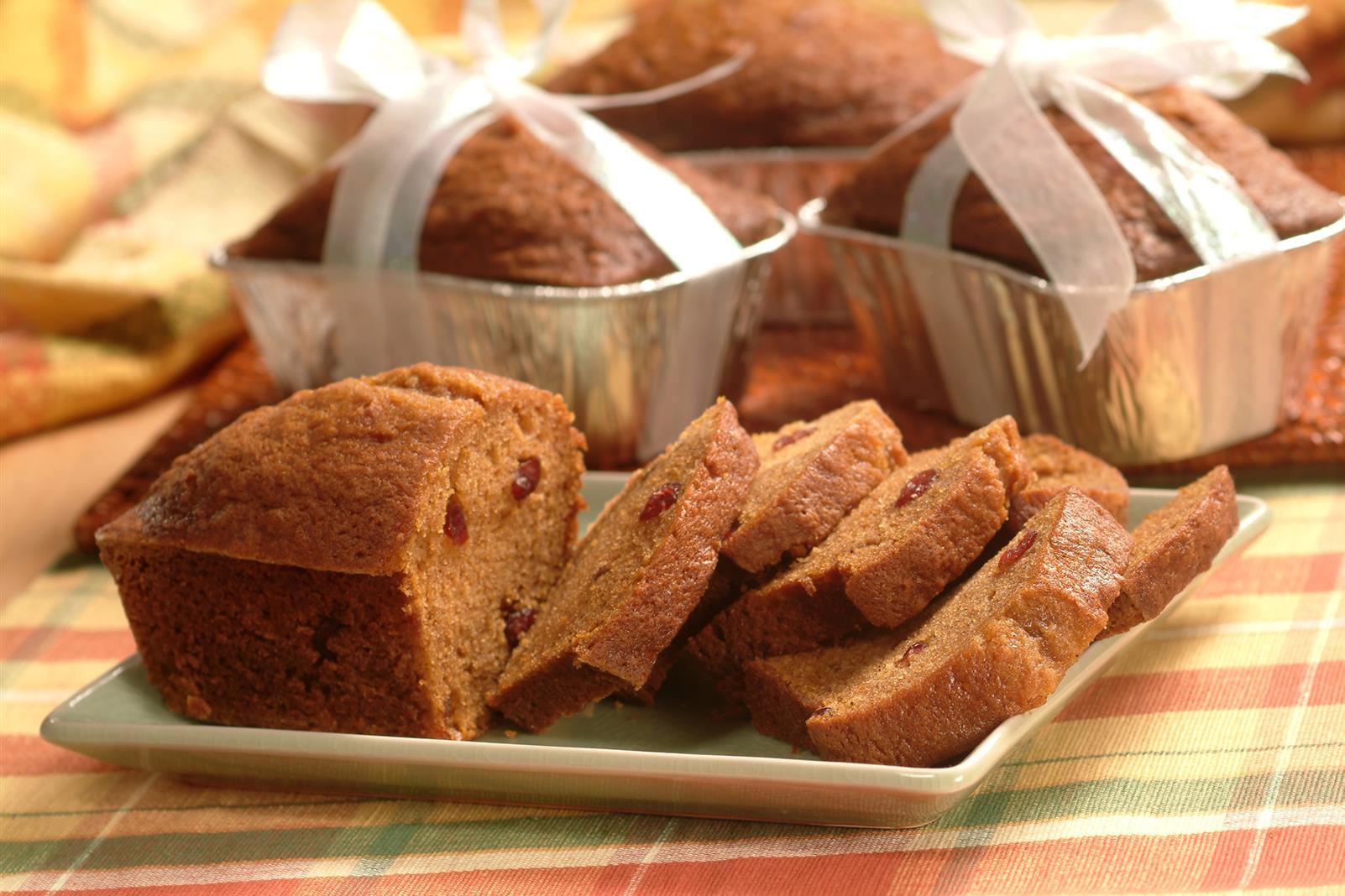 Christmas Cranberry Mini Loaf Gift Bread Recipe