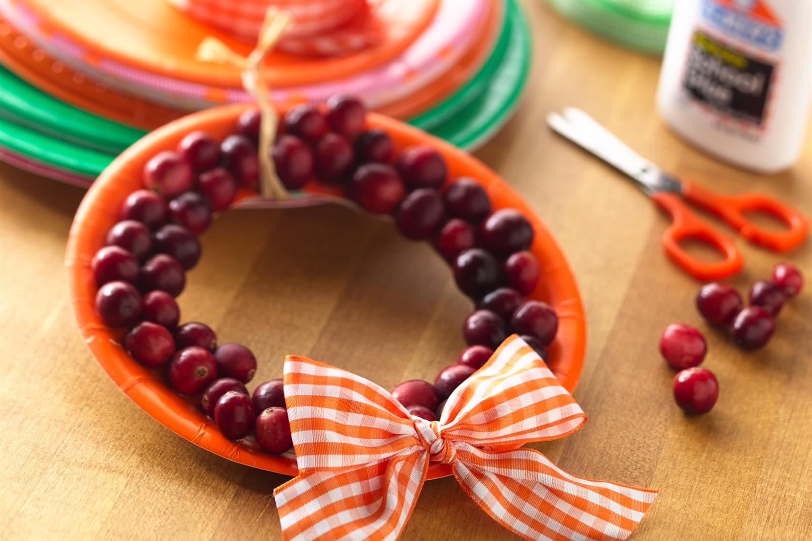 Cranberry Wreath How to Make Holiday Crafts