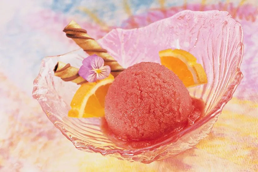 Cranberry Orange Granita