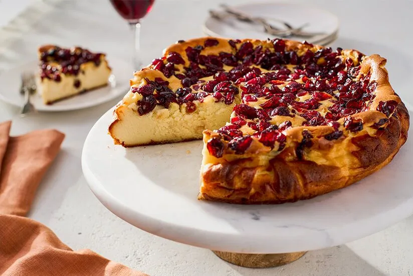 Craisins® Basque Cheesecake