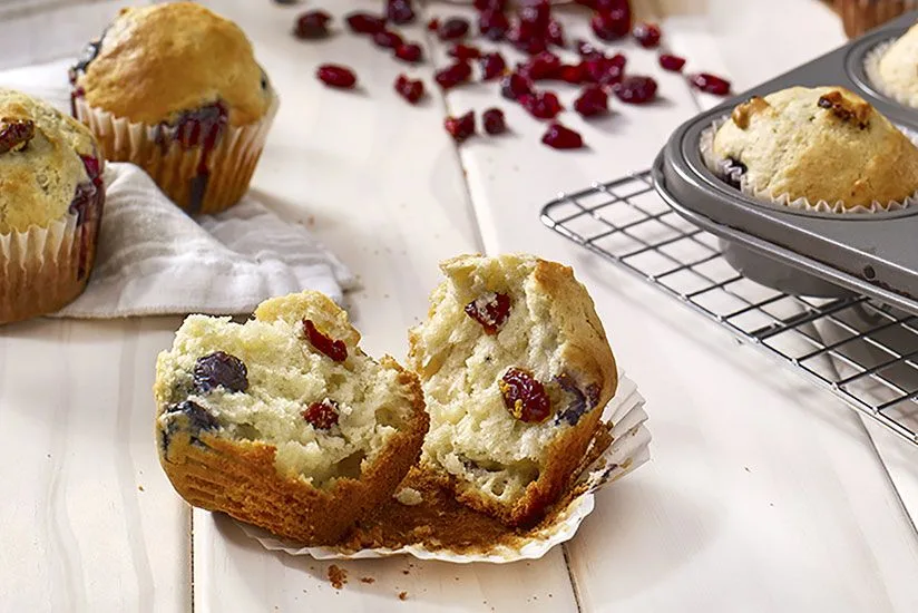 Cranberry Blueberry Muffins  2