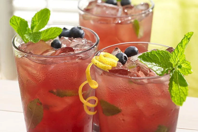 Cranberry & Blueberry Mint Lemonade