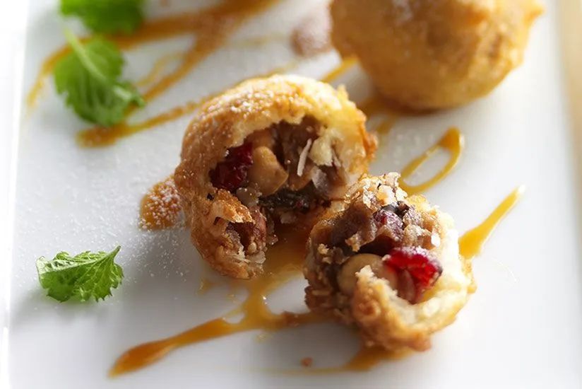 Deep-Fried Craisins® Dried Cranberries Trail Mix Truffles