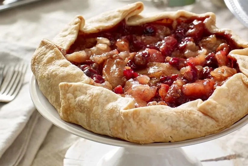 Rustic Apple Cranberry Tart