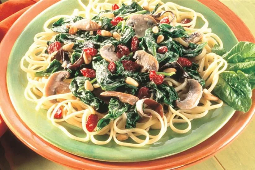 Cranberry Linguine Florentine