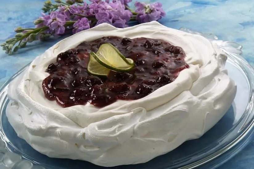 Cranberry Pavlova