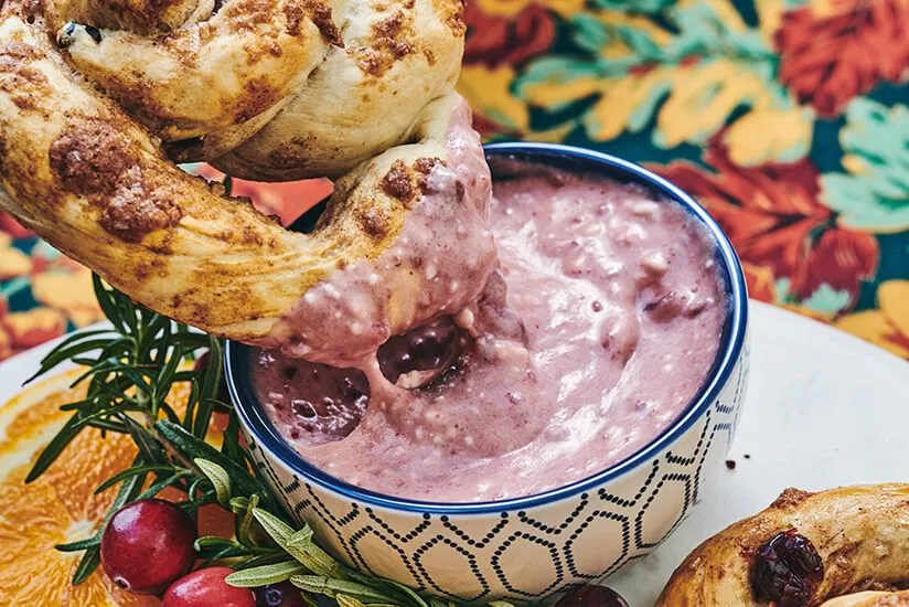 Sweet Cream Cheese Cranberry Dessert Dip