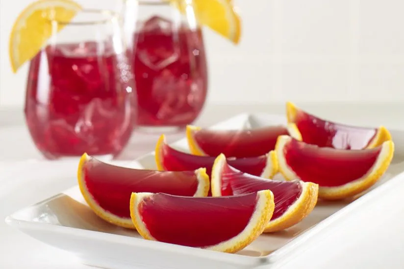 Cranberry Apple Jello Shots