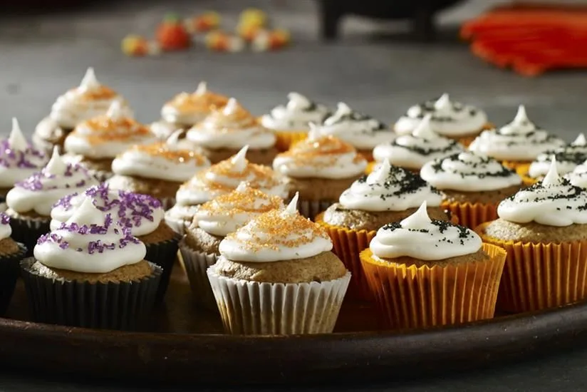 Jack-Be-Little Mini Pumpkin Cupcakes