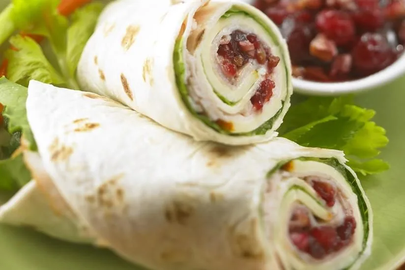 Turkey Cranberry Roll-ups