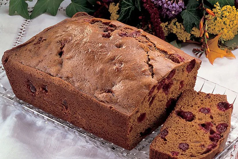 Cranberry Gingerbread Loaf