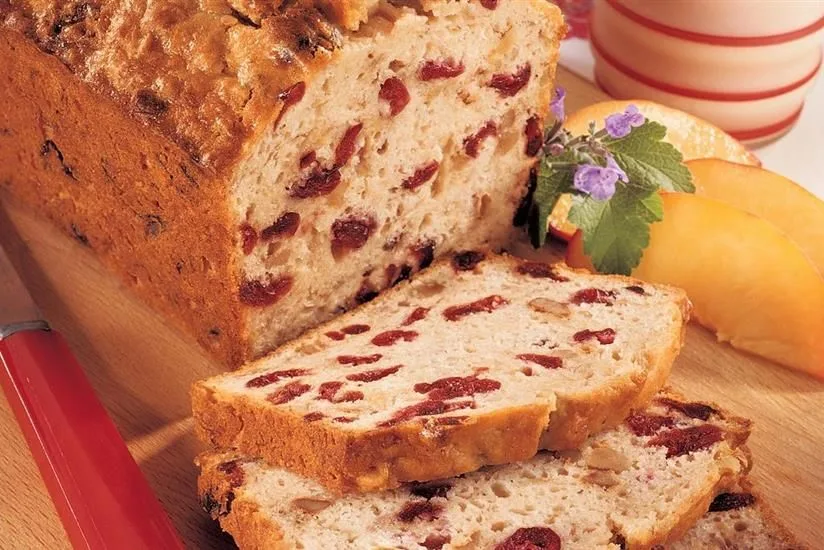 Cranberry Banana Bread - fresh