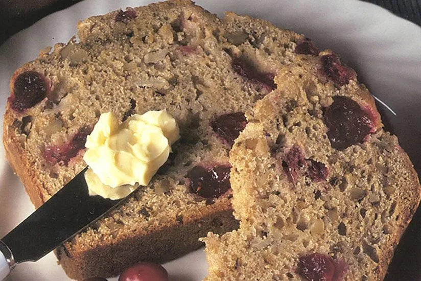 Cranberry Apple Bread - fresh