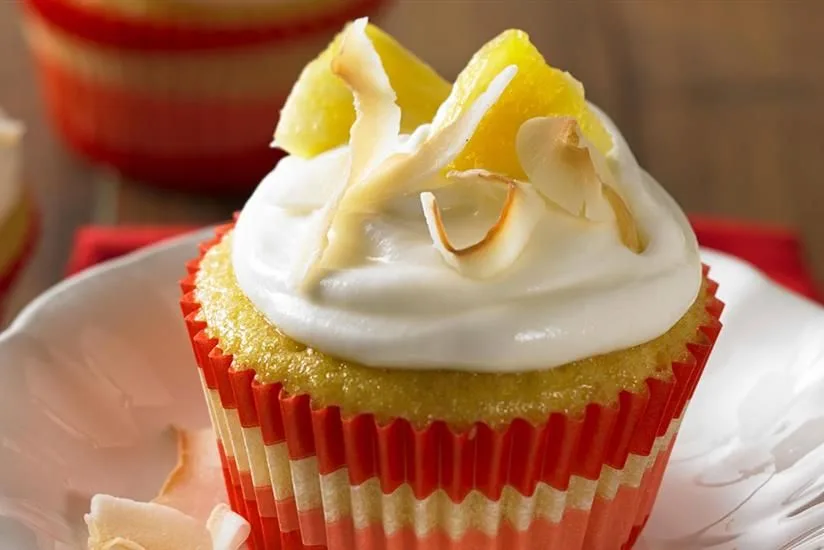 Piña Colada Cupcakes