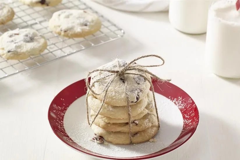 Cranberry Shortbread Cookies