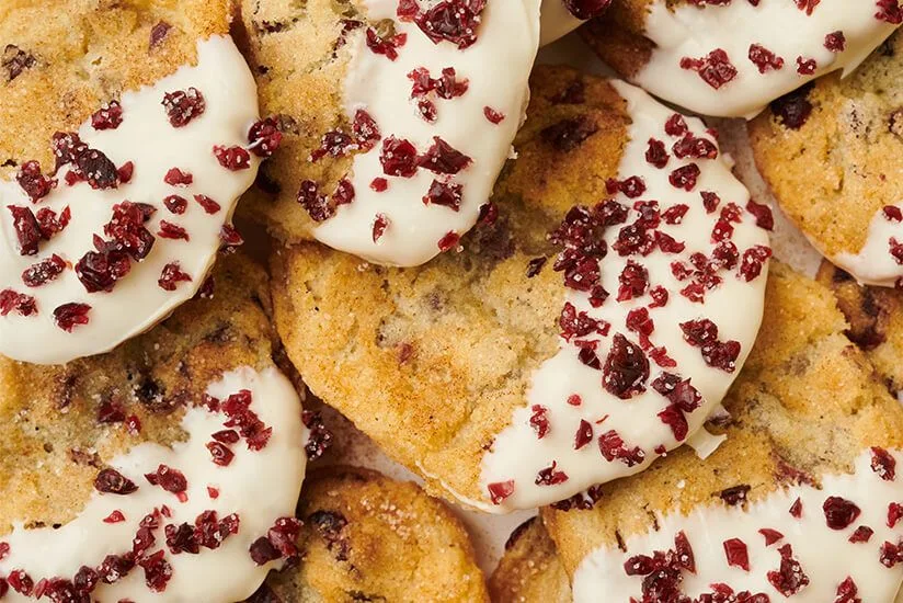 Soft & Chewy Cranberry Snickerdoodle Cookies