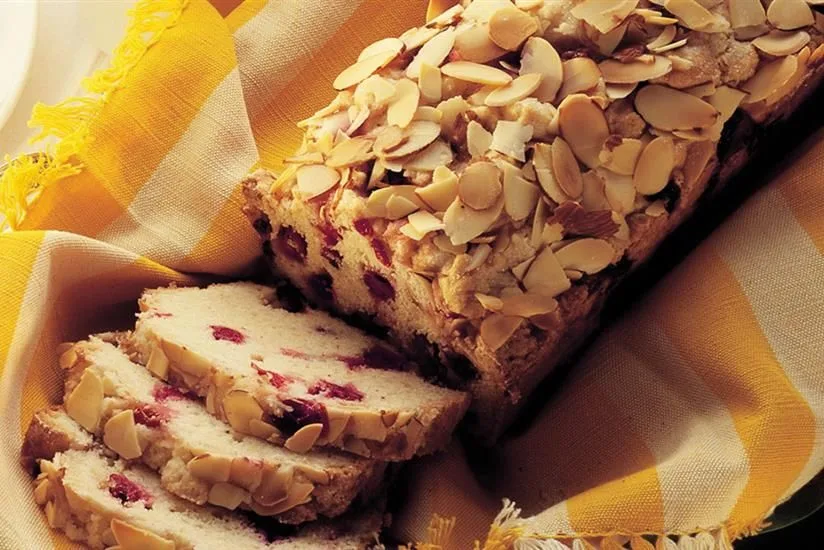 Cranberry Almond Bread - craisins