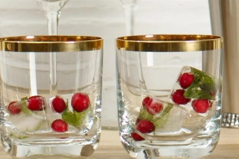 Cranberry Ice Cubes