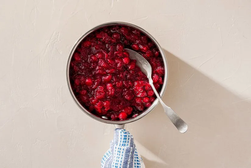 Naturally Sweetened Cranberry Sauce