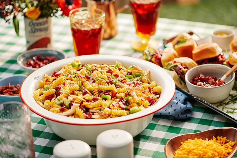 Chicken Bacon And Cranberry Pasta Salad