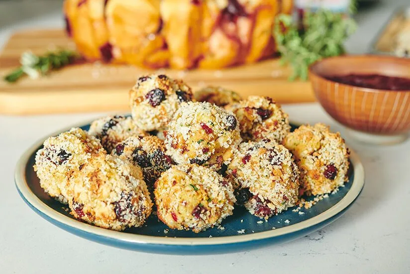 Easy Air Fried Stuffing Bites