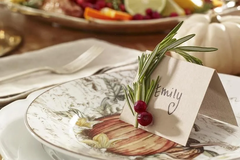 Cranberry Place Cards