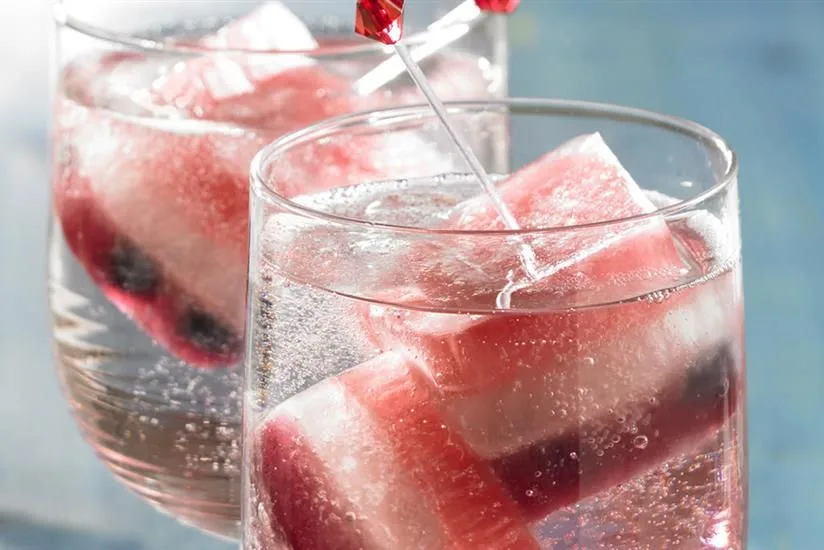 Patriotic Coolers with Independence Ice Cubes