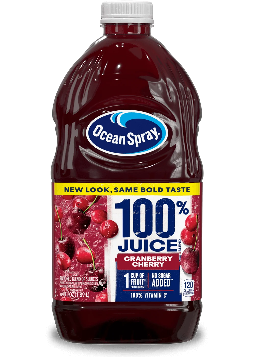 100% Juice Blend - Cranberry Cherry front image.