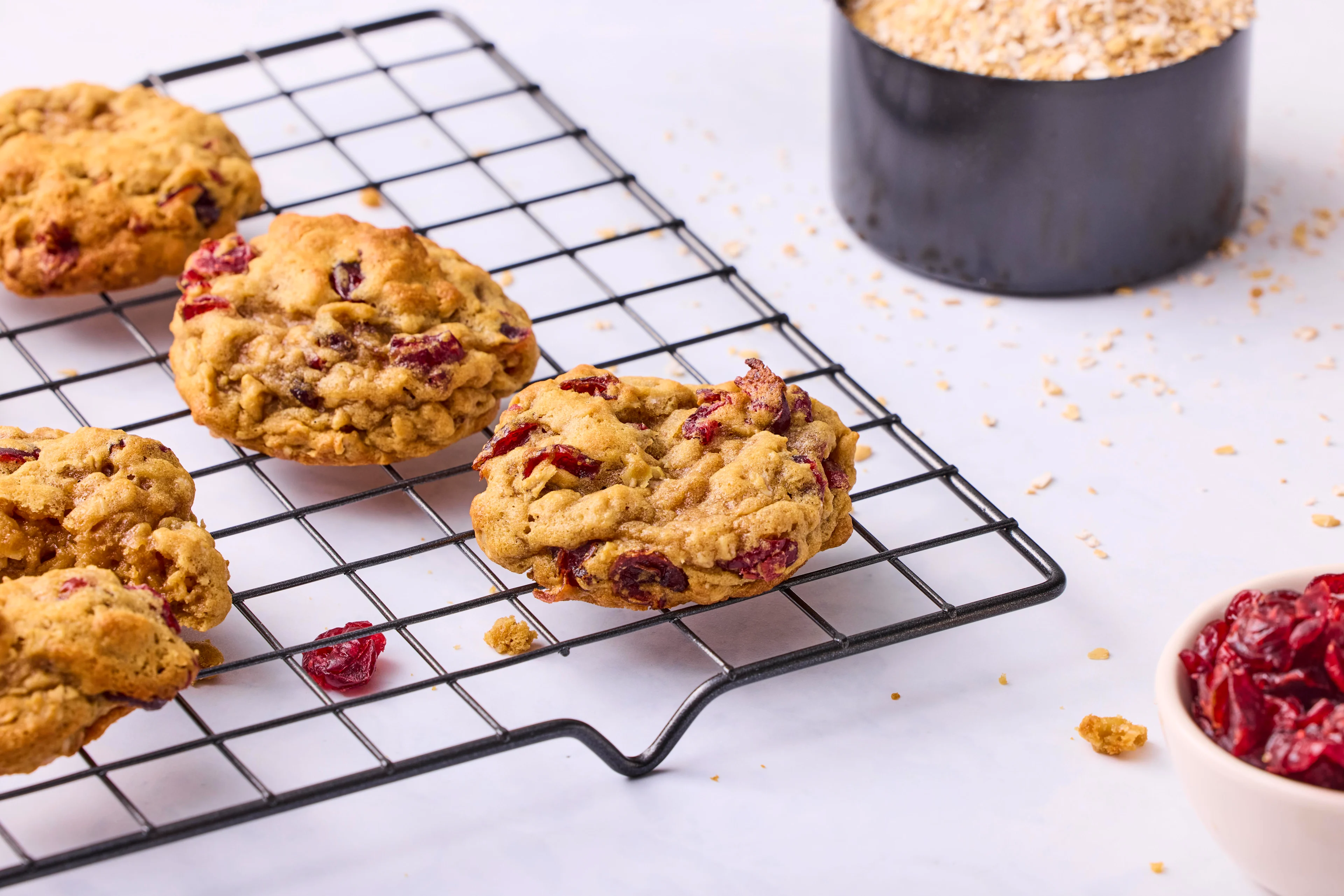 Cranberry Oatmeal Snack Cookies