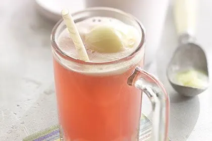 Diet Cran-Lemonade Float