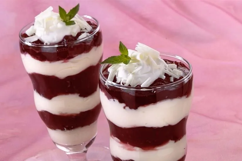 Cranberry White Chocolate Parfaits 