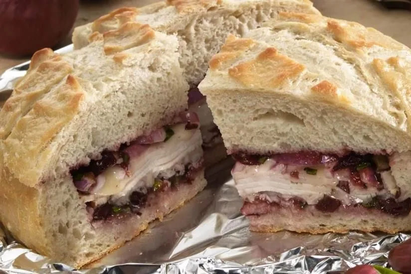 Cranberry Turkey Muffuletta