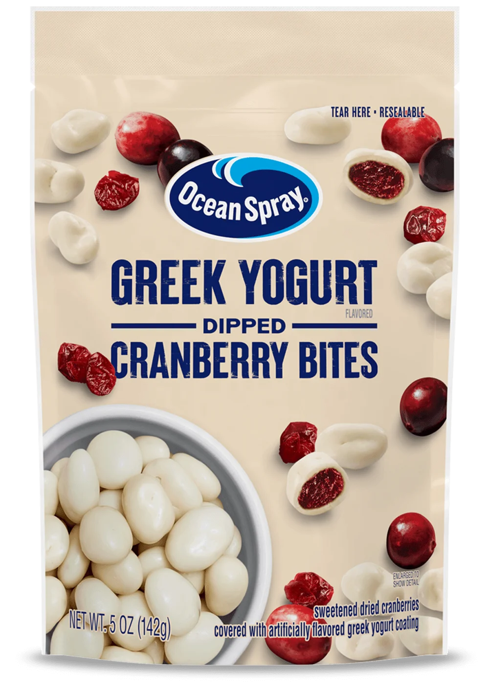 Greek Yogurt Cranberry Bites front image.