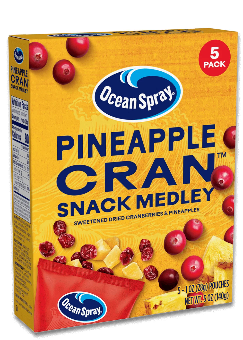 Ocean Spray® Pineapple Cran™ Snack Medley front image.