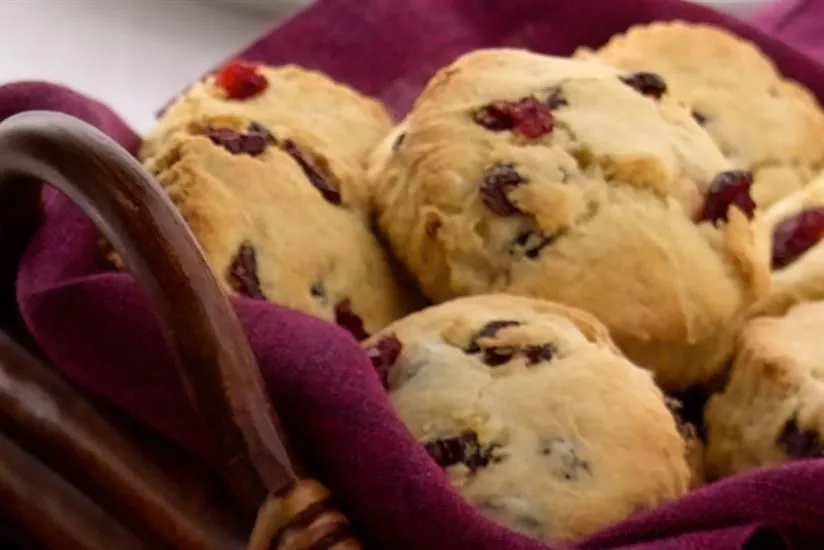 Cranberry Cornbread Scones