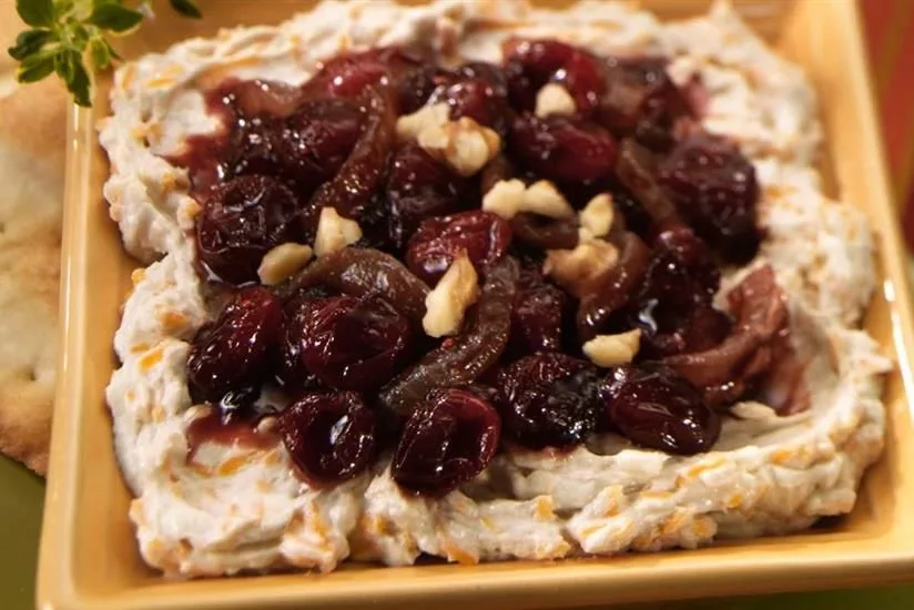 Cranberry Caramelized Onion Cheese Spread