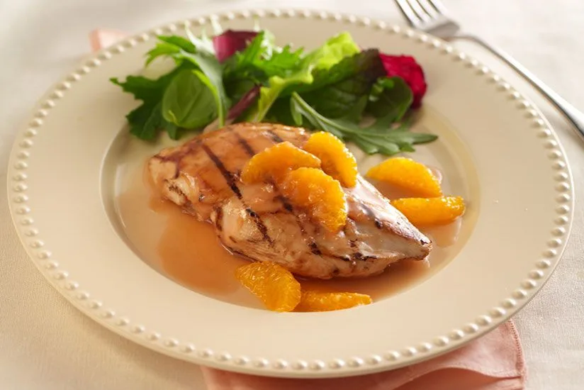 Grilled Chicken with Grapefruit Clementine Marinade