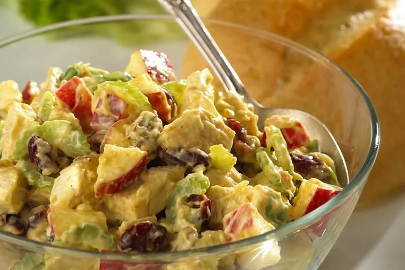 Curried Cranberry Chicken Salad