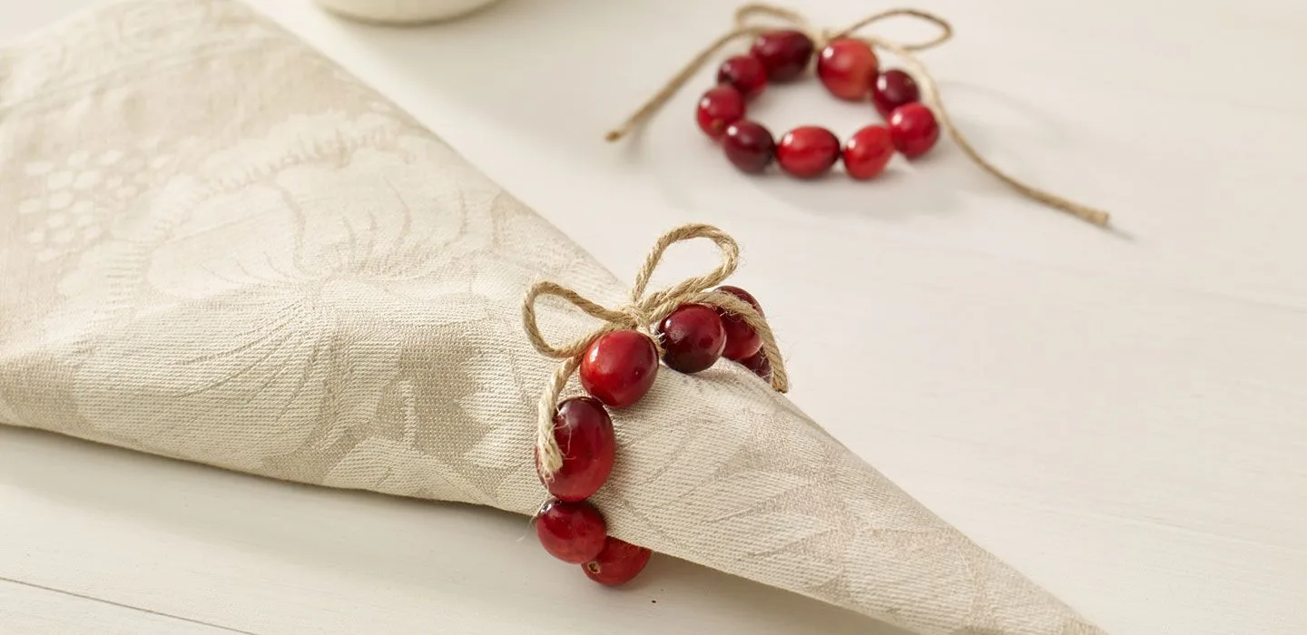 Cranberry Napkin Ring