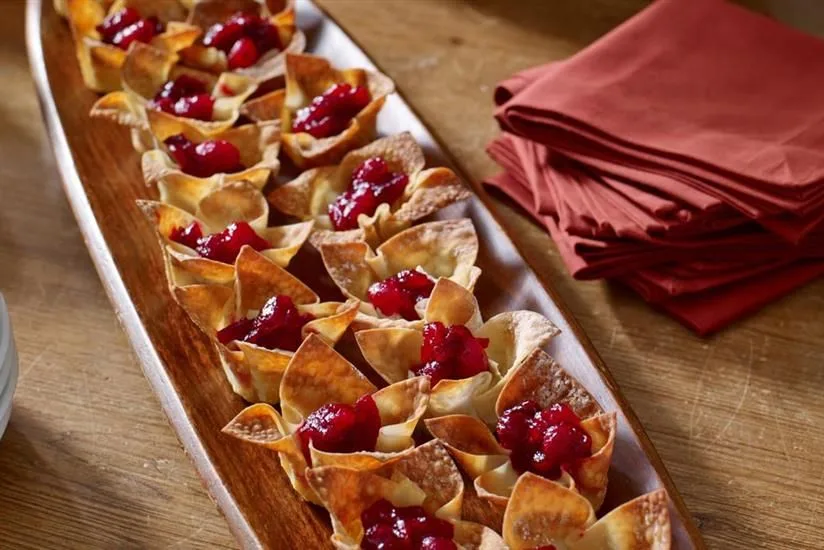 Cranberry Brie Appetizer Bites - fresh