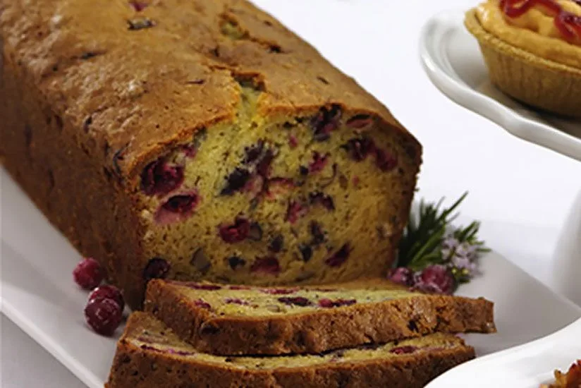 Rosemary Hazelnut Cranberry Bread