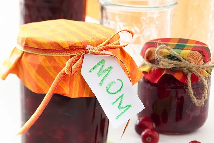 Cranberry Orange Sauce Gift Jars