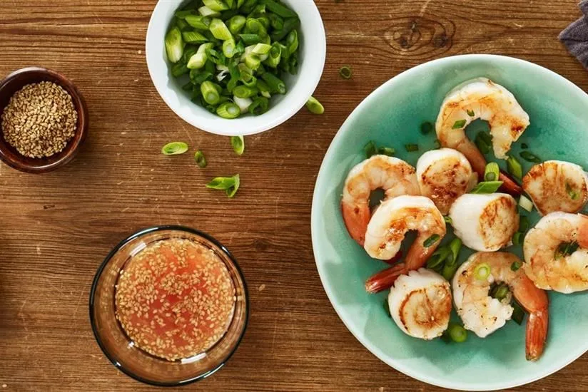 Seafood Salad with Ruby Vinaigrette