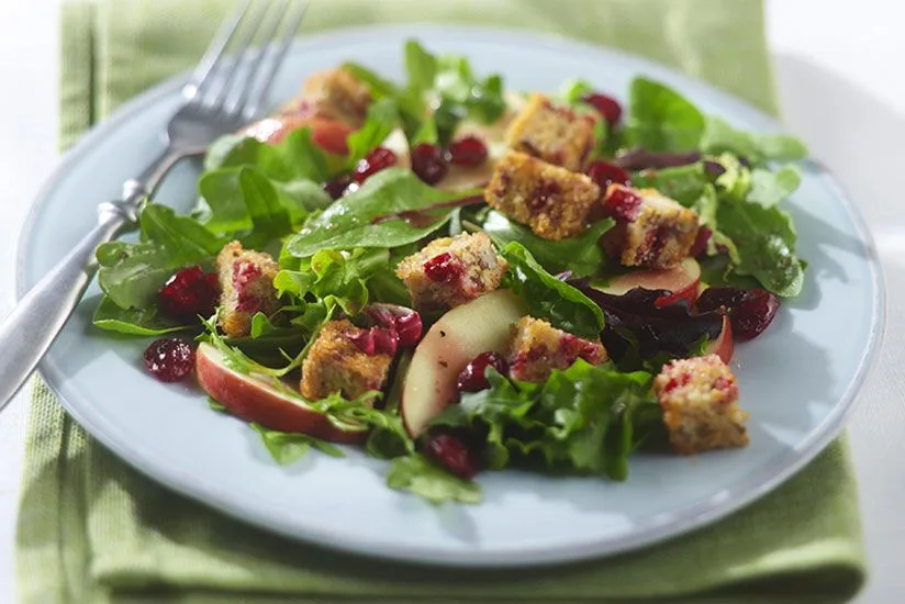 Cranberry Bread Croutons